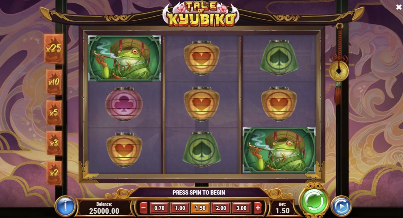 Tale of Kyubiko Slot Gameplay