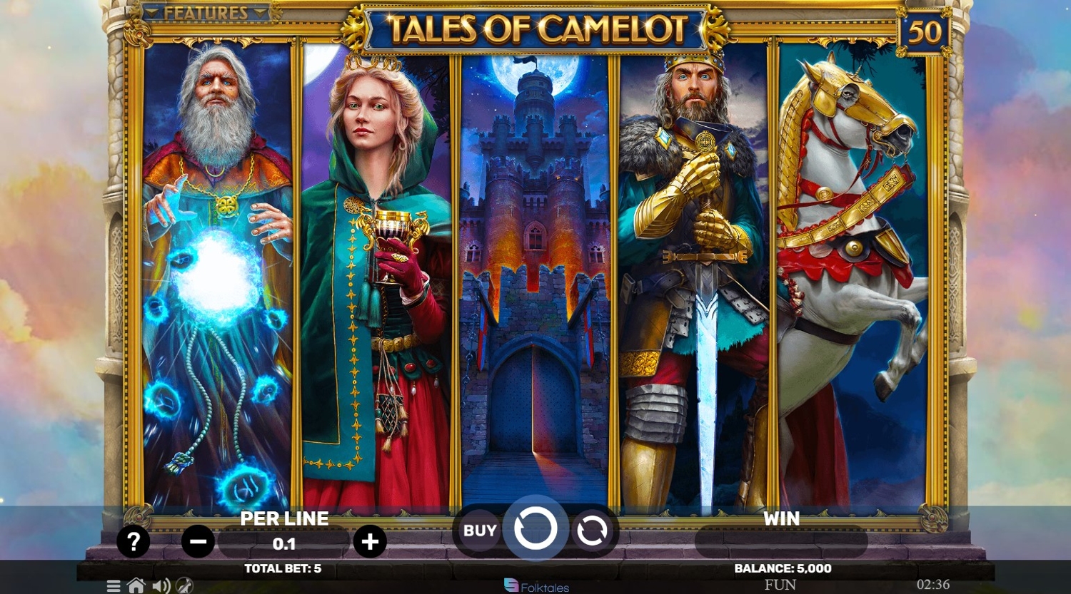 Tales of Camelot Slot Gameplay