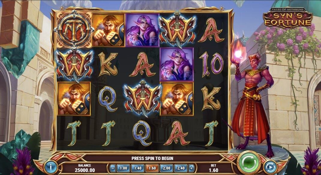 Tales of Mithrune Syns Fortune Slot Gameplay