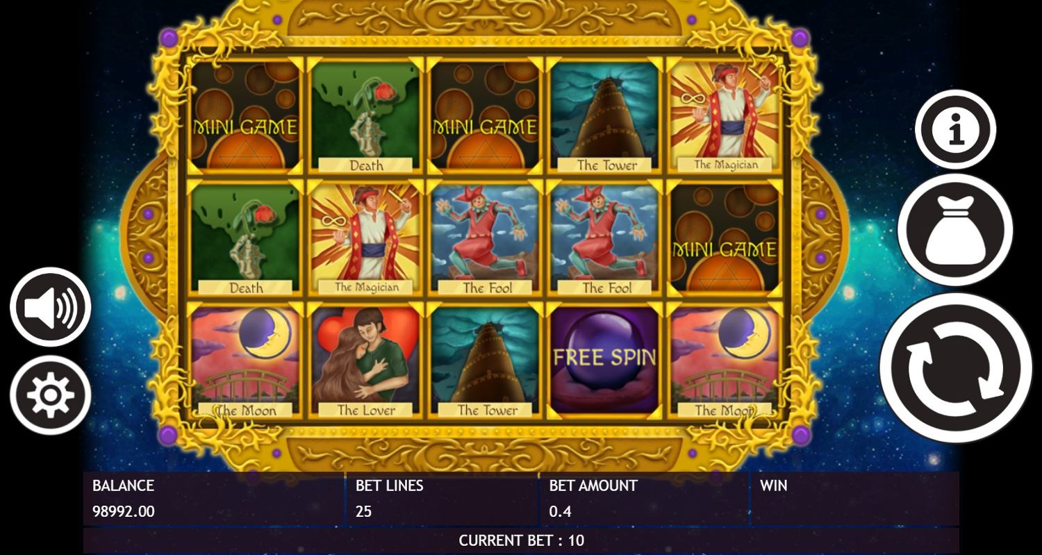 Tarot Deck Slot Gameplay