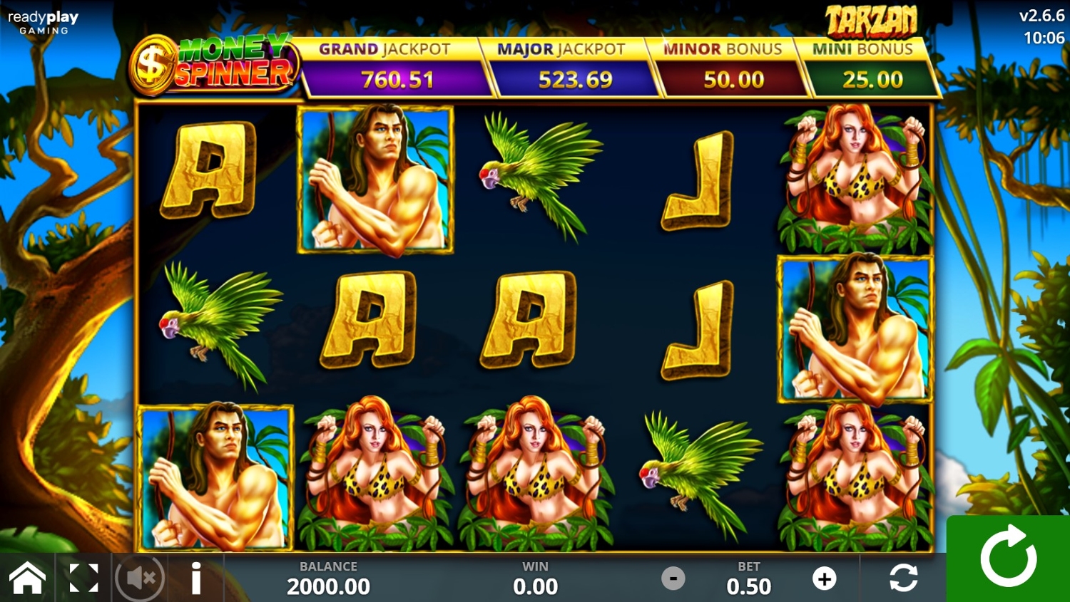 Tarzan Slot Gameplay