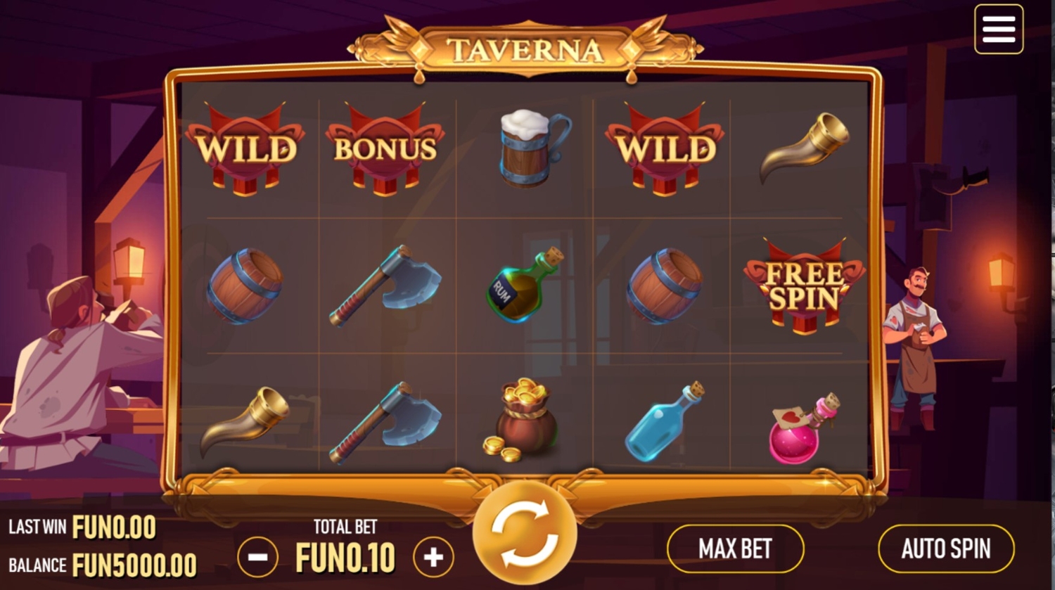 Taverna Slot Gameplay