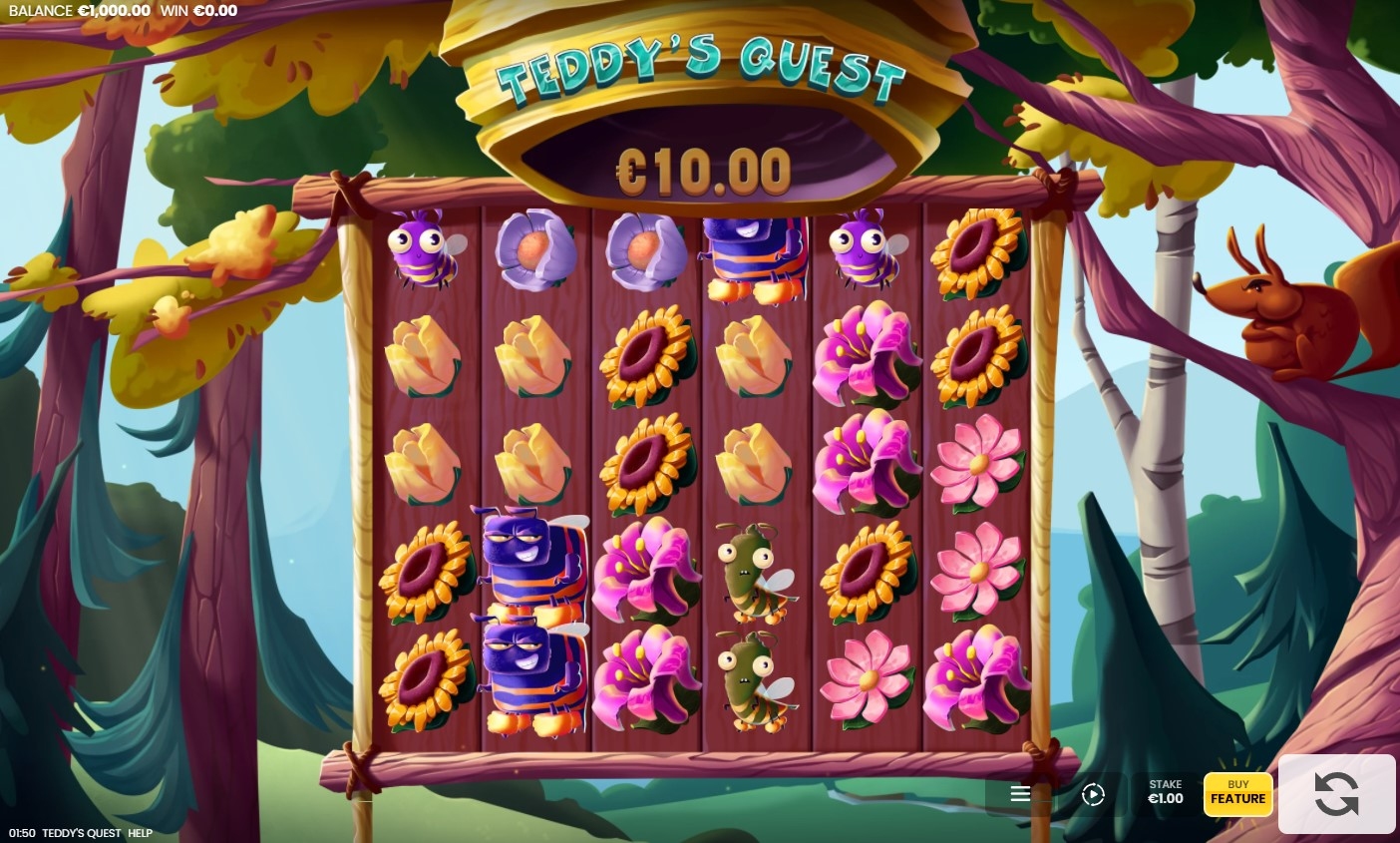 Teddy's Quest Slot Gameplay