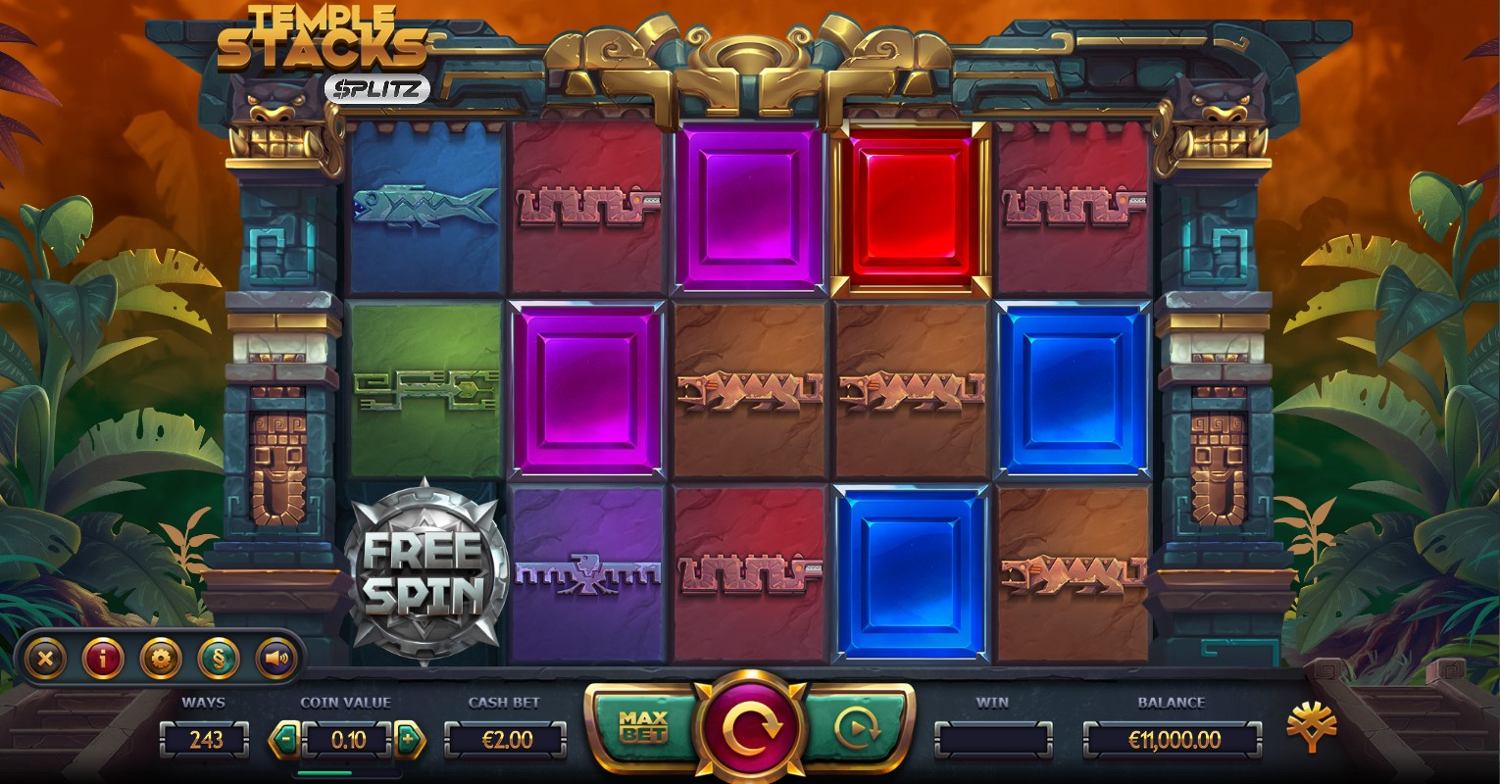 Temple Stacks Slot Gameplay