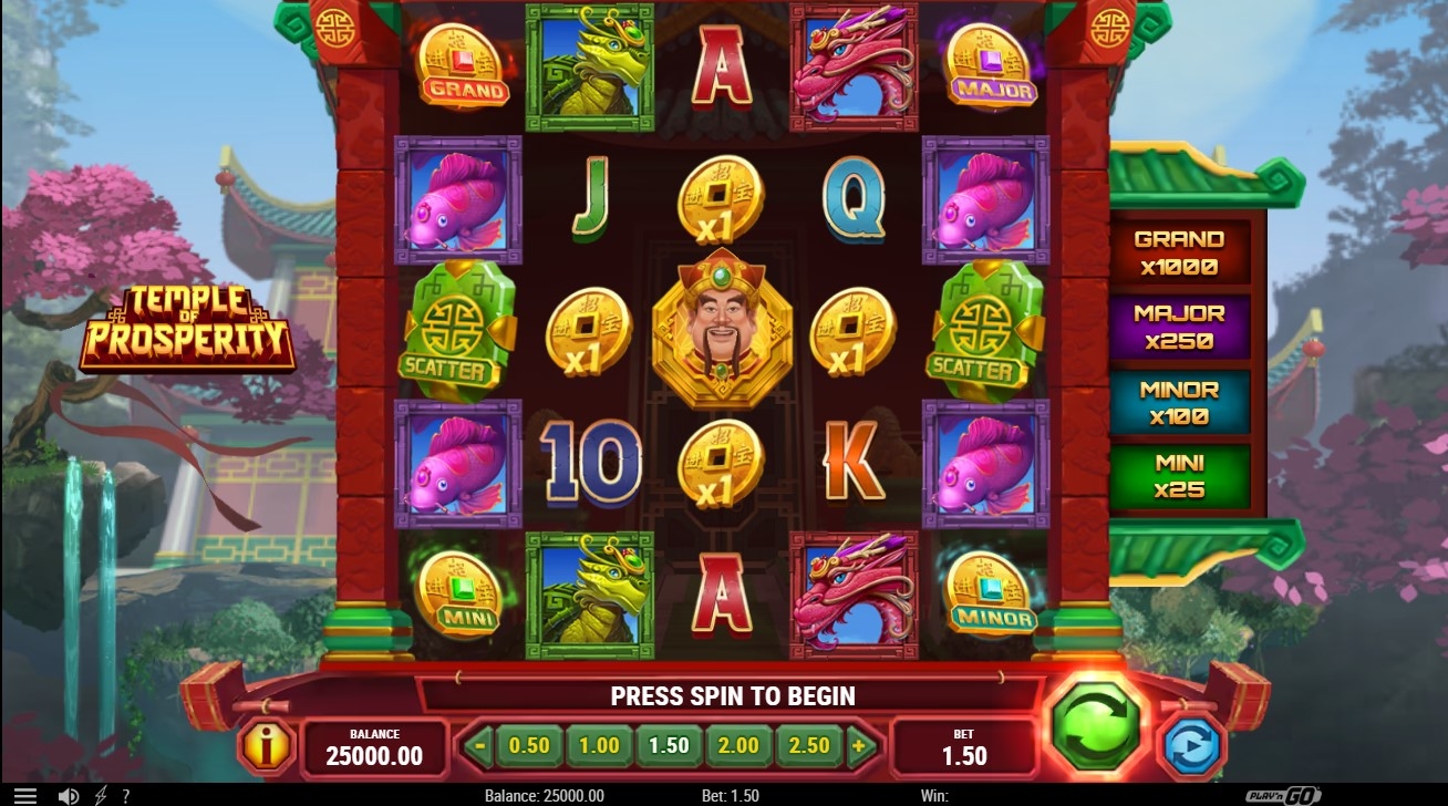 Temple of Prosperity Slot Gameplay