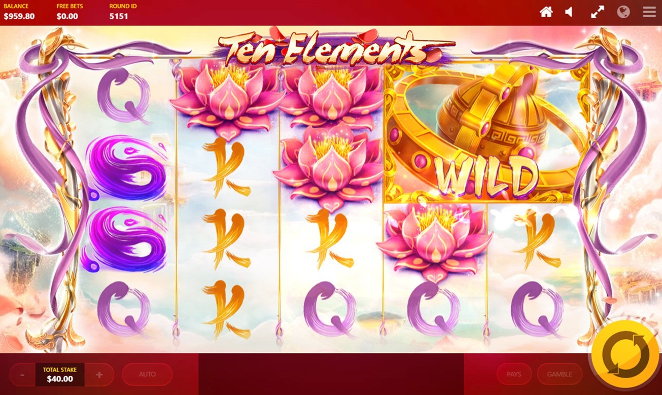 Ten Elements Slot Gameplay