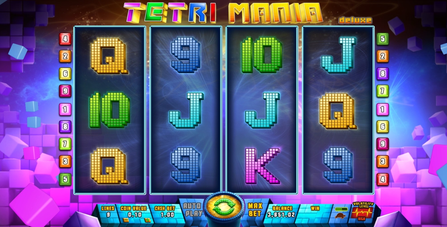 Tetri Mania Deluxe (Cube Mania Deluxe) Slot Gameplay
