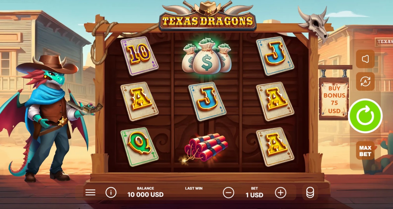 Texas Dragons Slot Gameplay