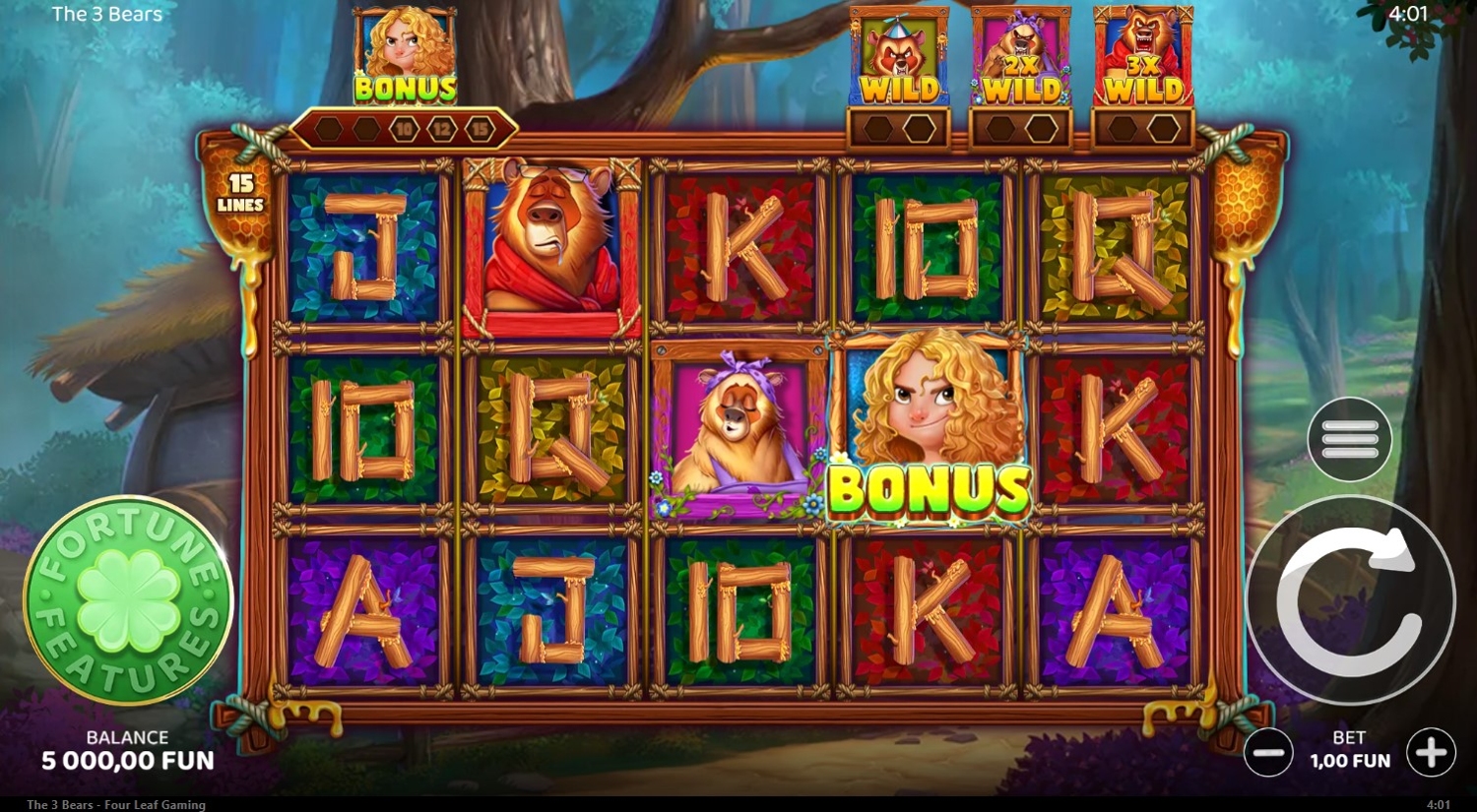 The 3 Bears Slot Gameplay