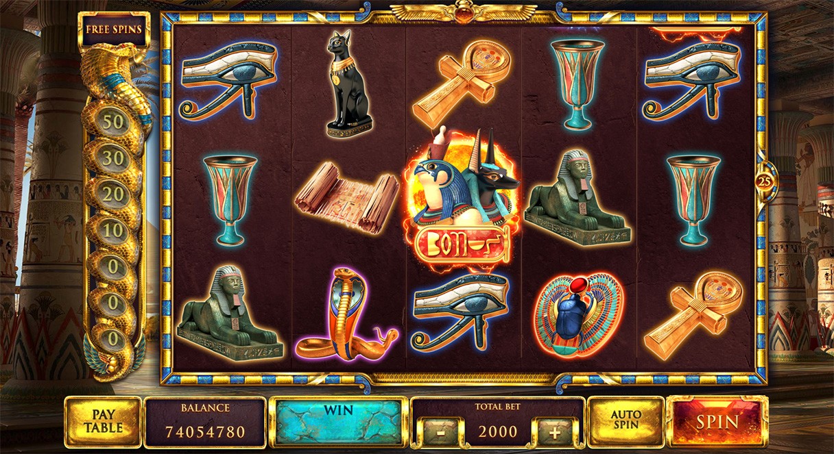 The Asp of Cleopatra Slot Gameplay