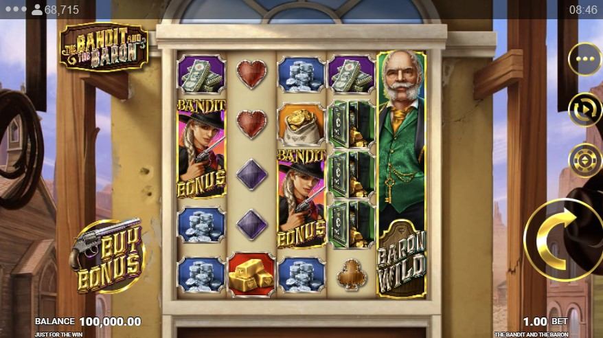 The Bandit and the Baron Slot Gameplay