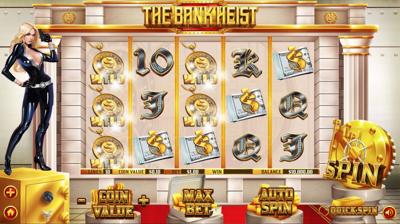 The Bank Heist Slot Gameplay