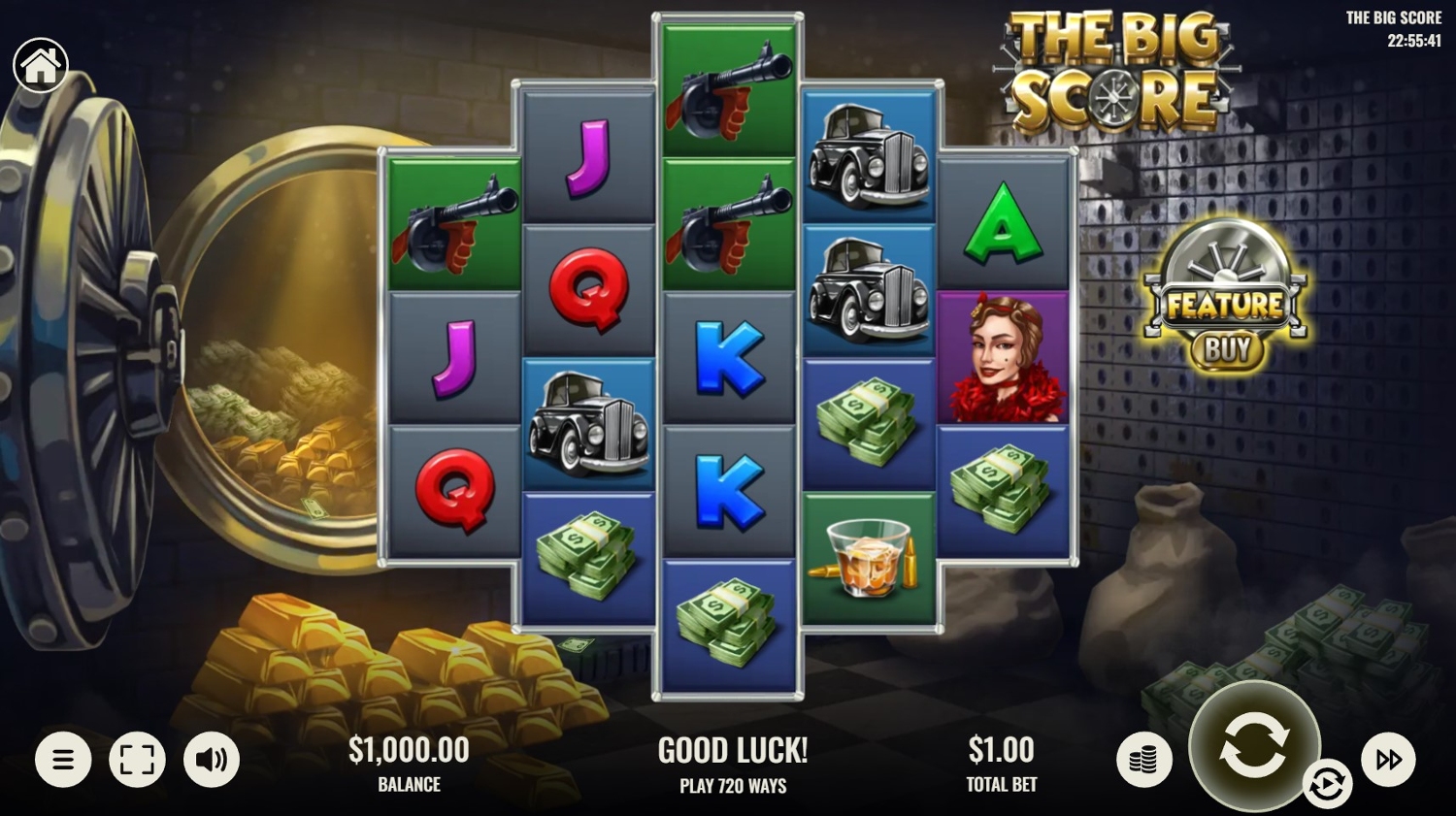 The Big Score Slot Gameplay