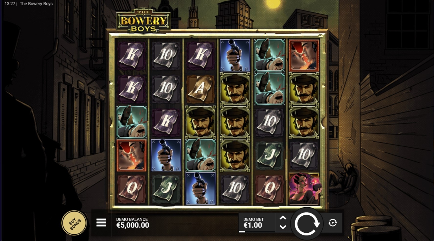 The Bowery Boys Slot Gameplay