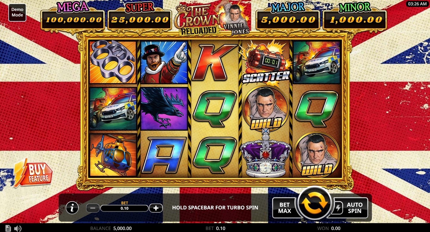 The Crown Reloaded Slot Gameplay