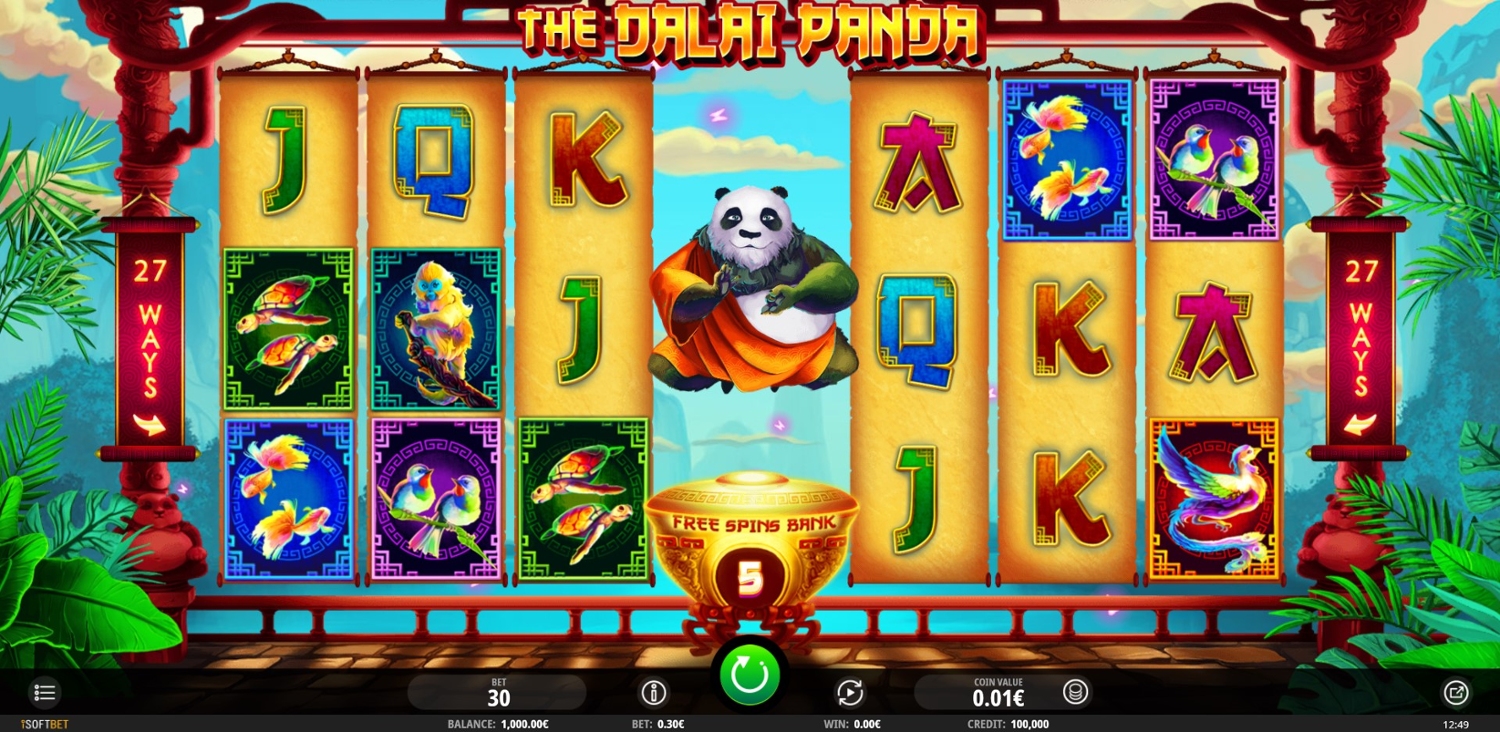 The Dalai Panda Slot Gameplay