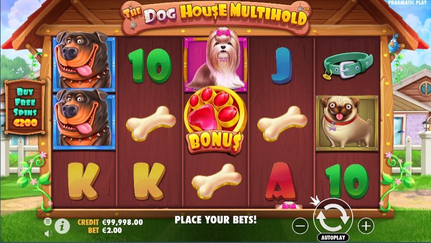 The Dog House Multihold Slot Gameplay