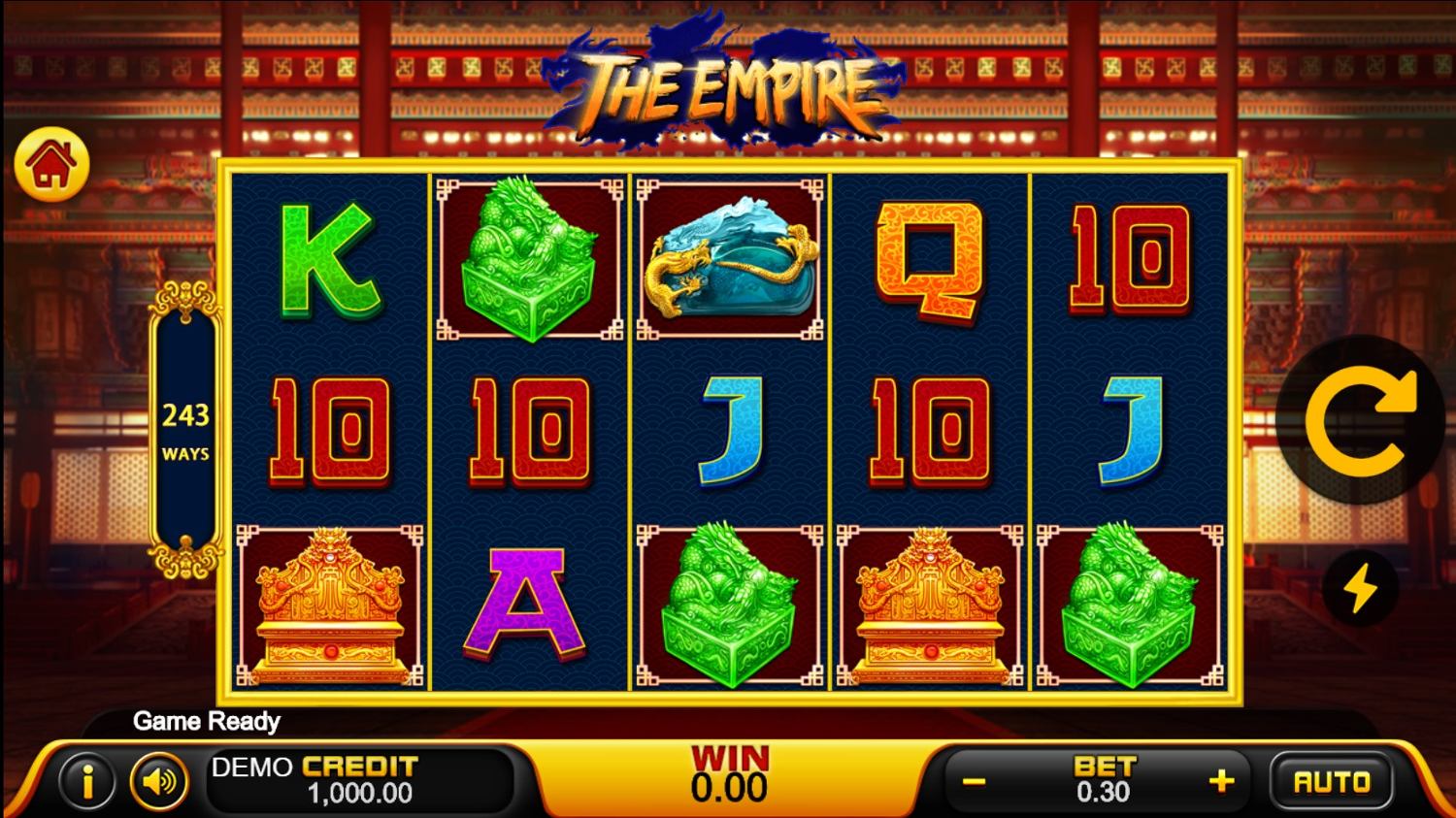 The Empire Slot Gameplay