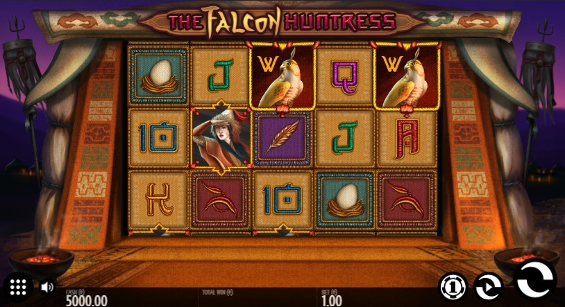 The Falcon Huntress Slot Gameplay