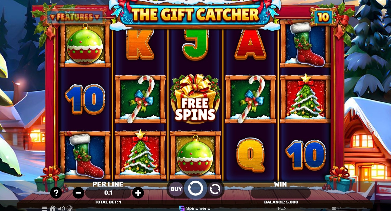The Gift Catcher Slot Gameplay