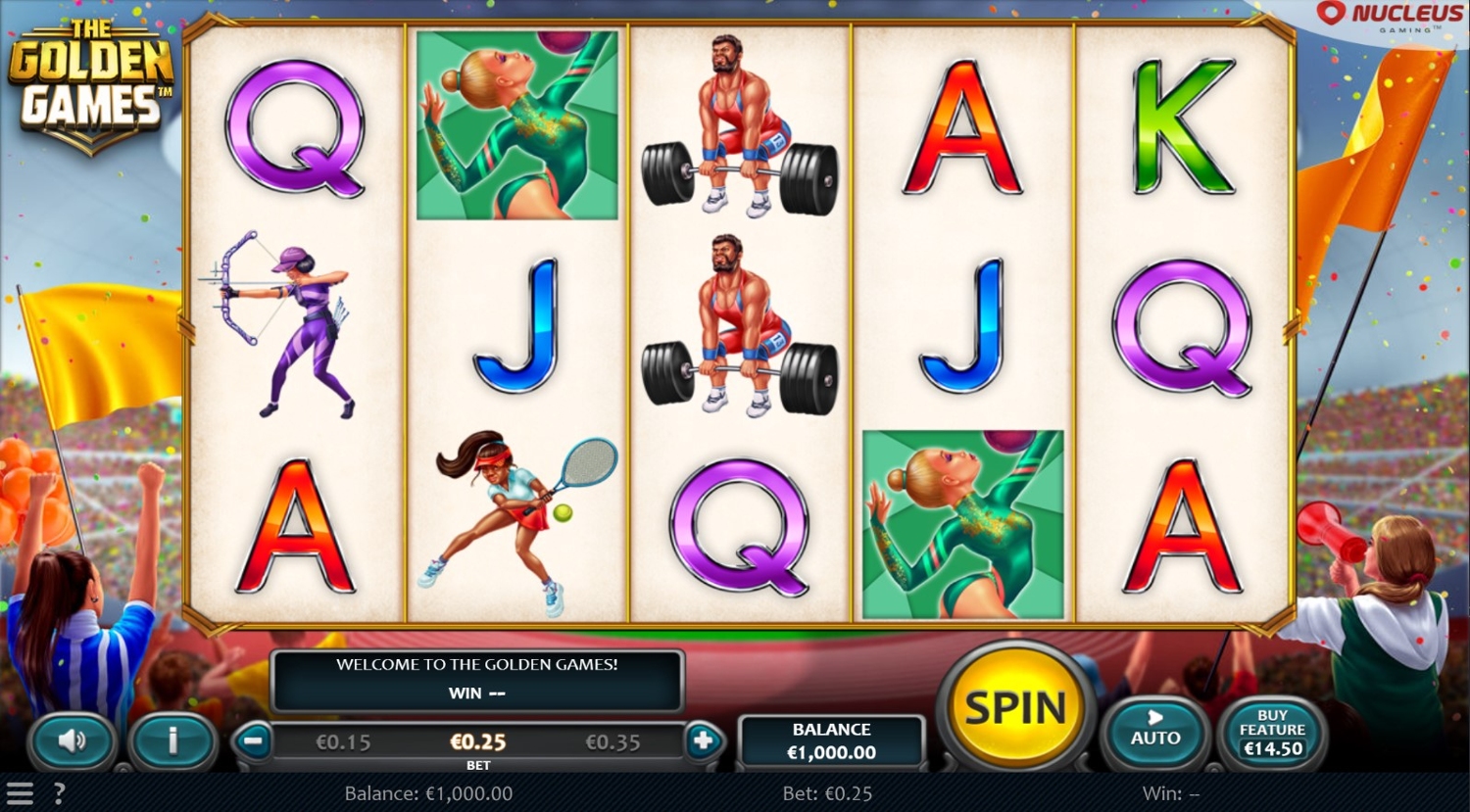 The Golden Games Slot Gameplay