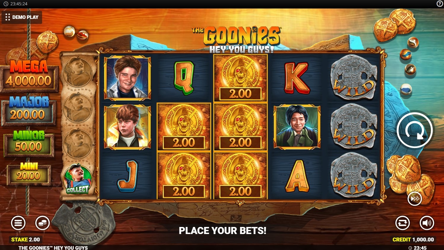The Goonies Hey You Guys Slot Gameplay
