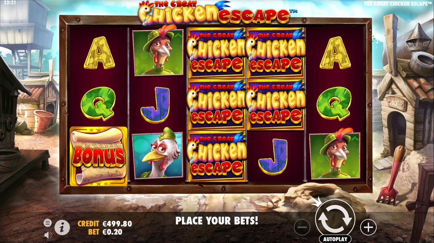 The Great Chicken Escape Slot Gameplay
