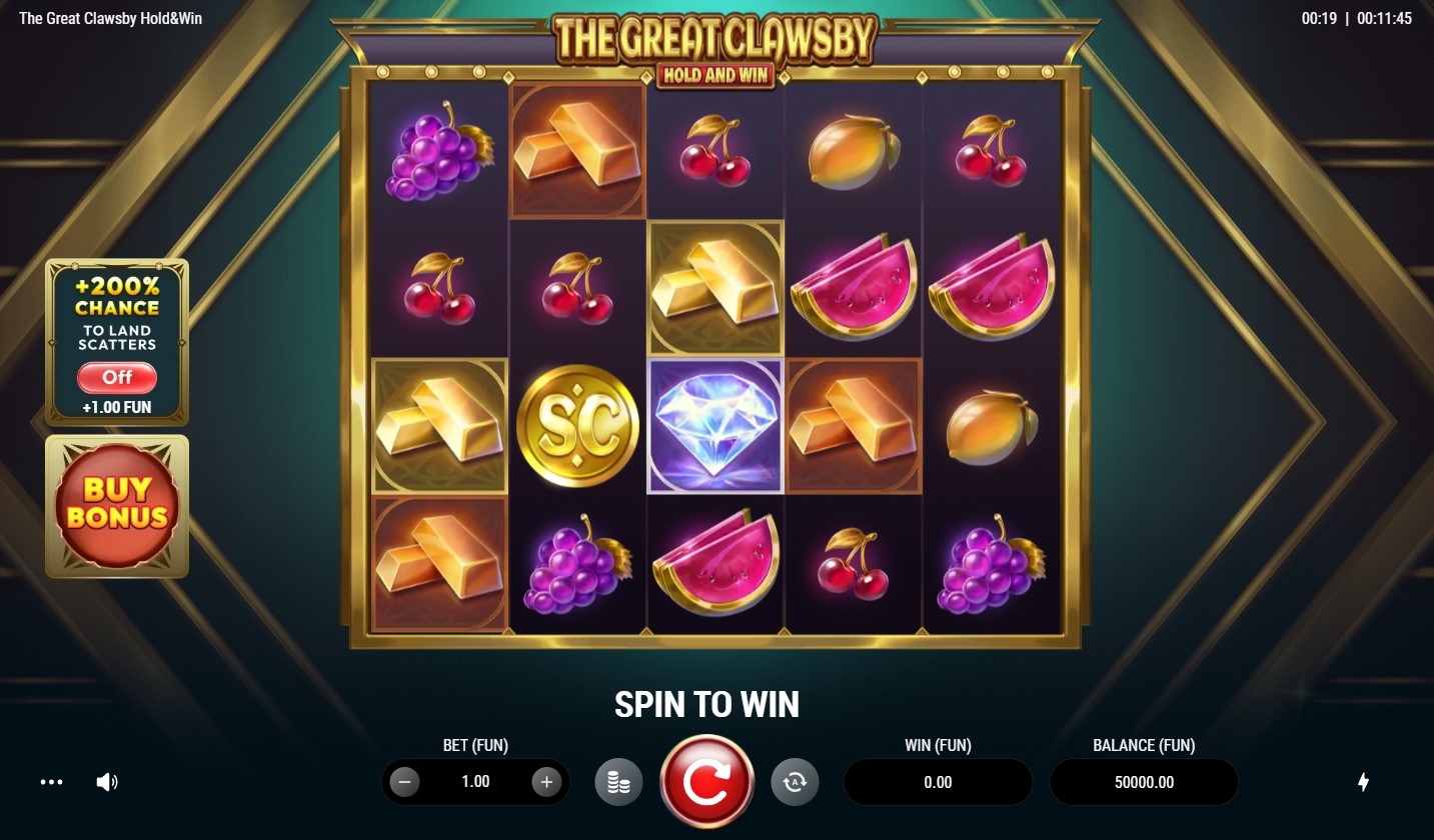 The Great Clawsby Hold and Win Slot Gameplay