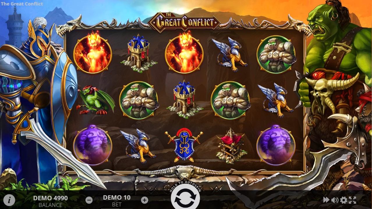 The Great Conflict Slot Gameplay