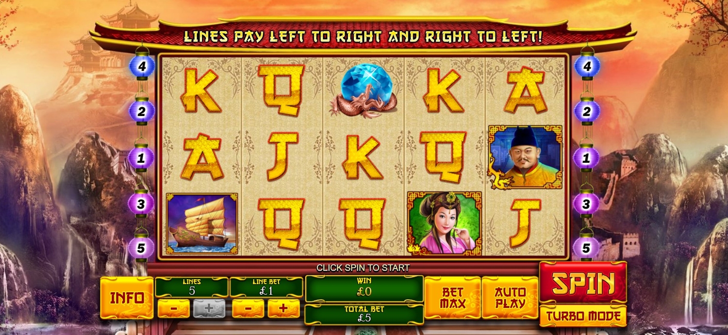 The Great Ming Empire Slot Gameplay