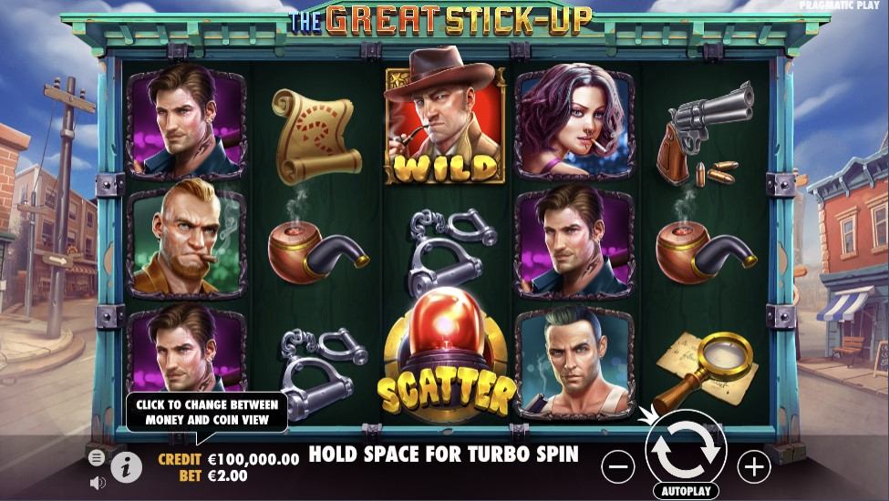 The Great Stick Up Slot Gameplay