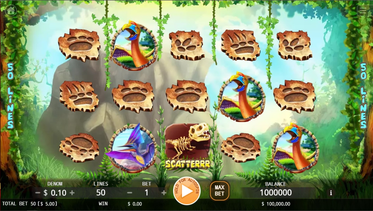 The King of Dinosaurs Slot Gameplay