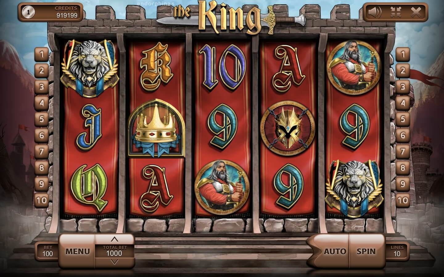 The King Slot Gameplay