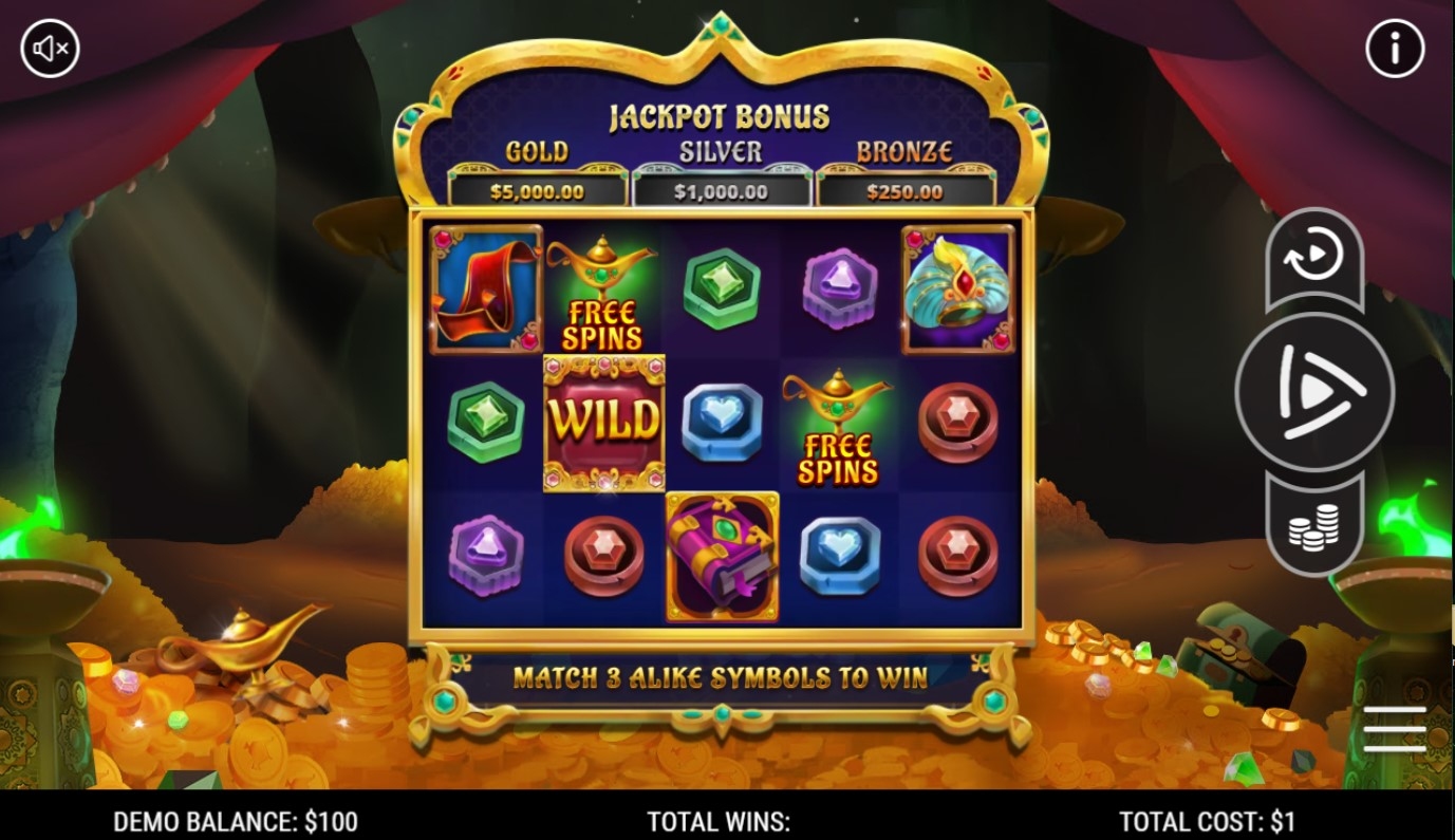 The Lamp - Dark Arts Slot Gameplay