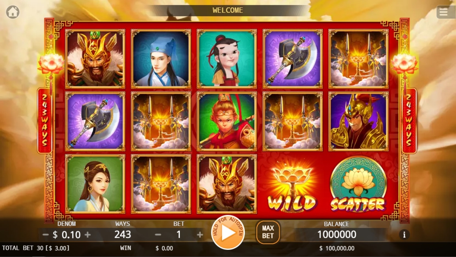 The Lotus Lamp Slot Gameplay