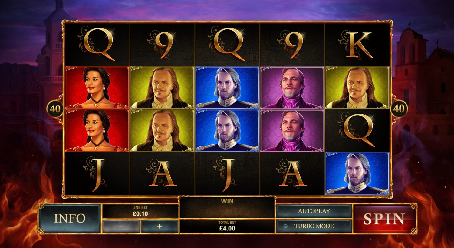 The Mask of Zorro Slot Gameplay