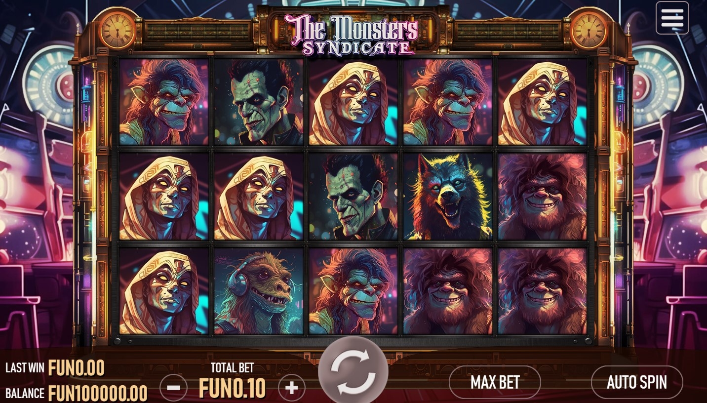 The Monsters Syndicate Slot Gameplay