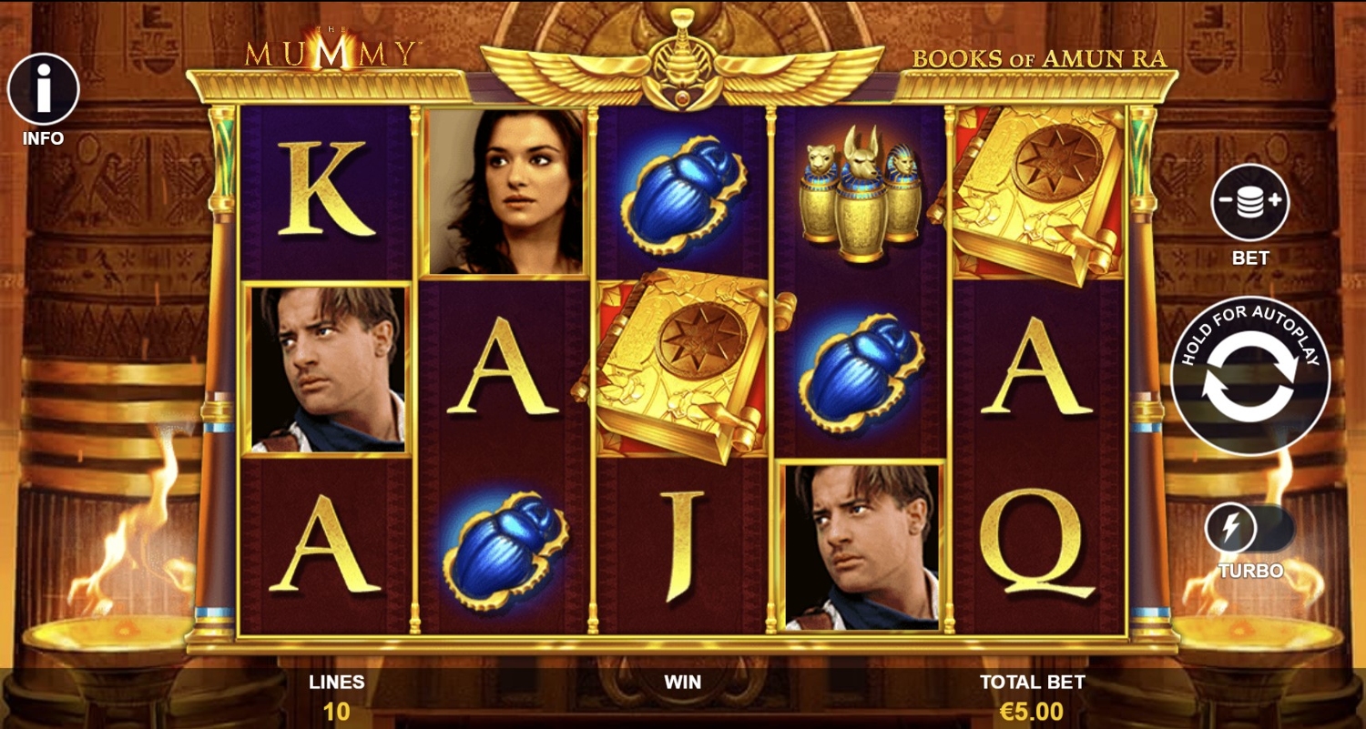 The Mummy Books of Amun Ra Slot Gameplay