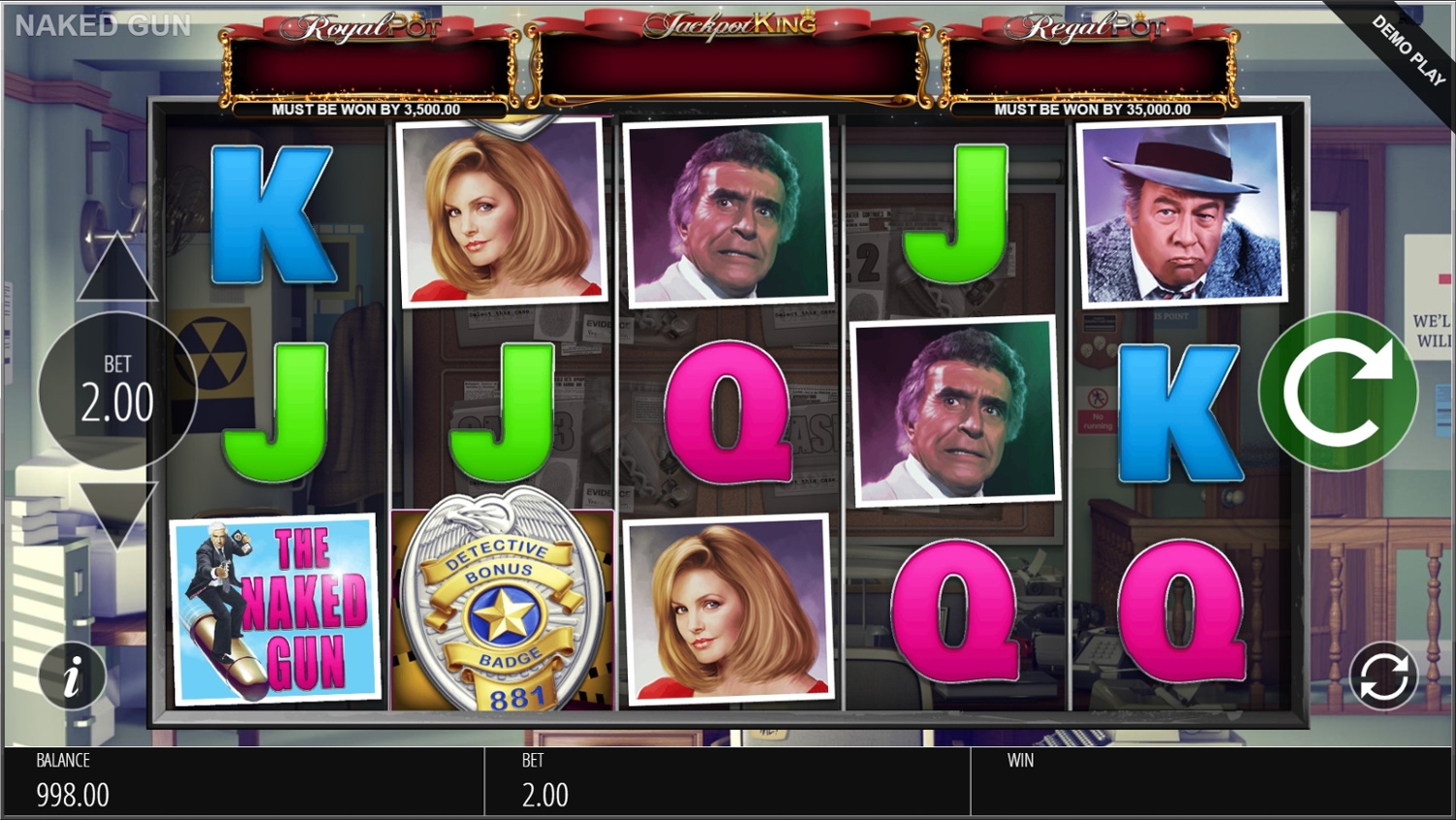The Naked Gun Slot Gameplay