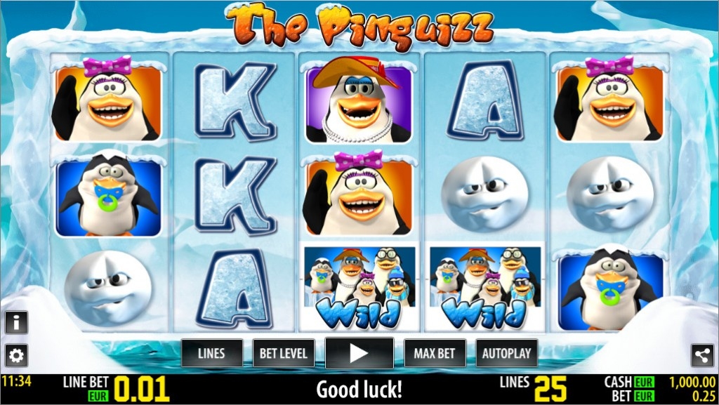 The Pinguizz Slot Gameplay