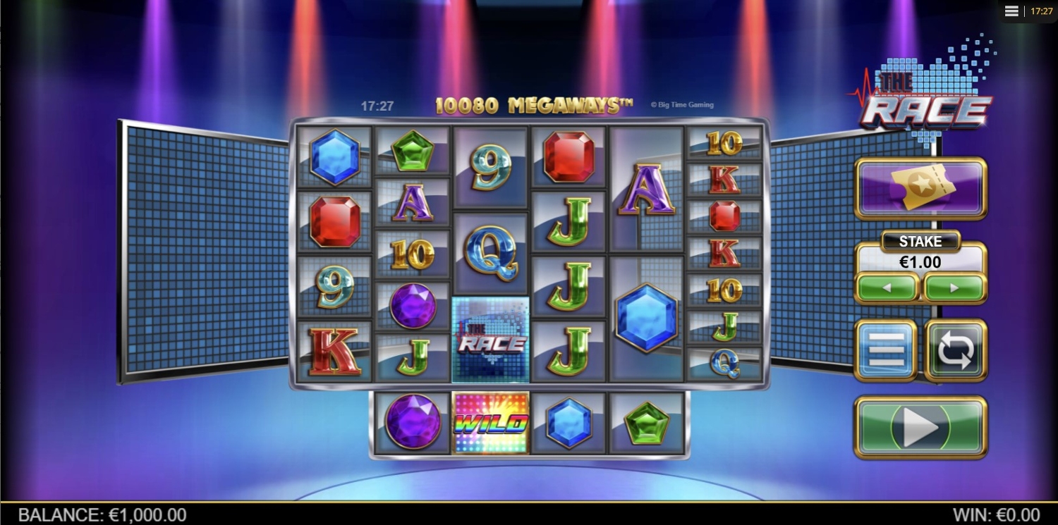 The Race Megaways Slot Gameplay