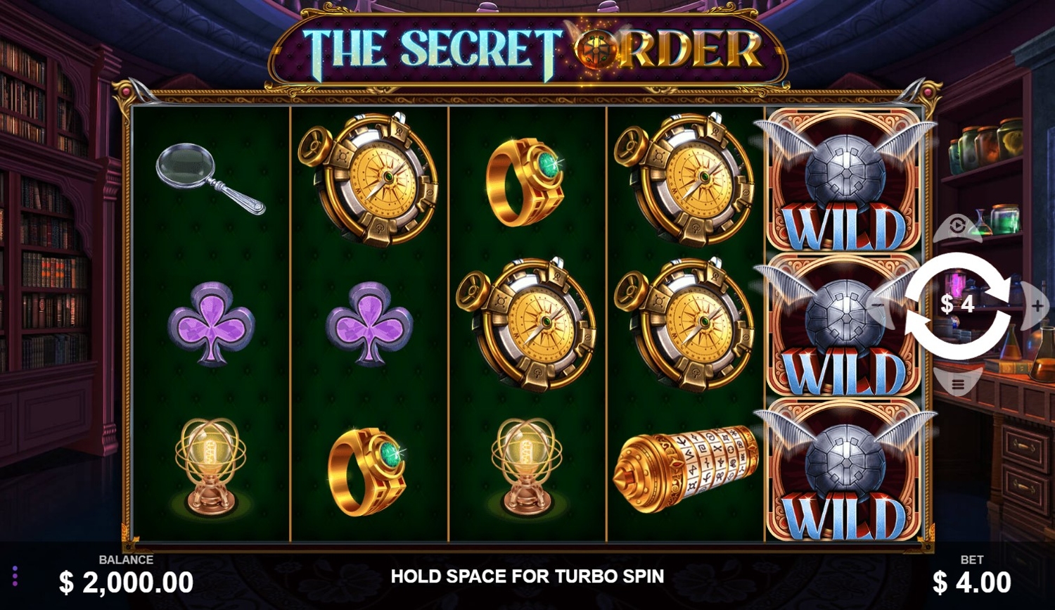 The Secret Order Slot Gameplay