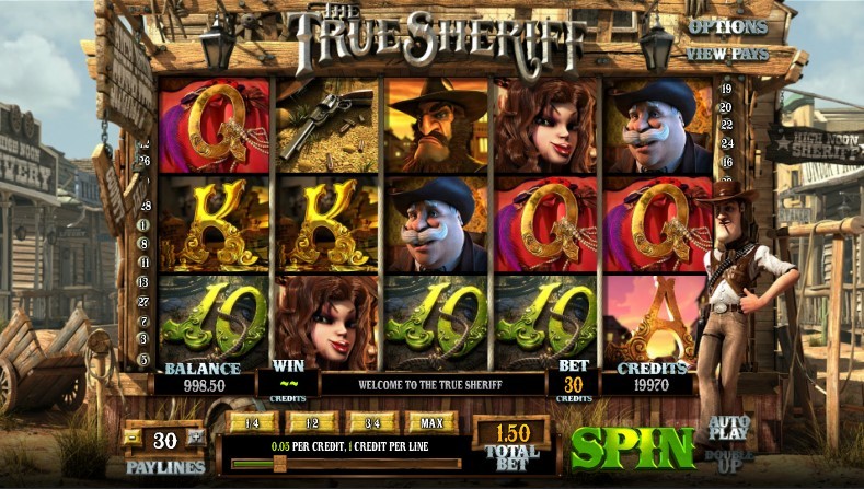 The True Sheriff Slot Gameplay