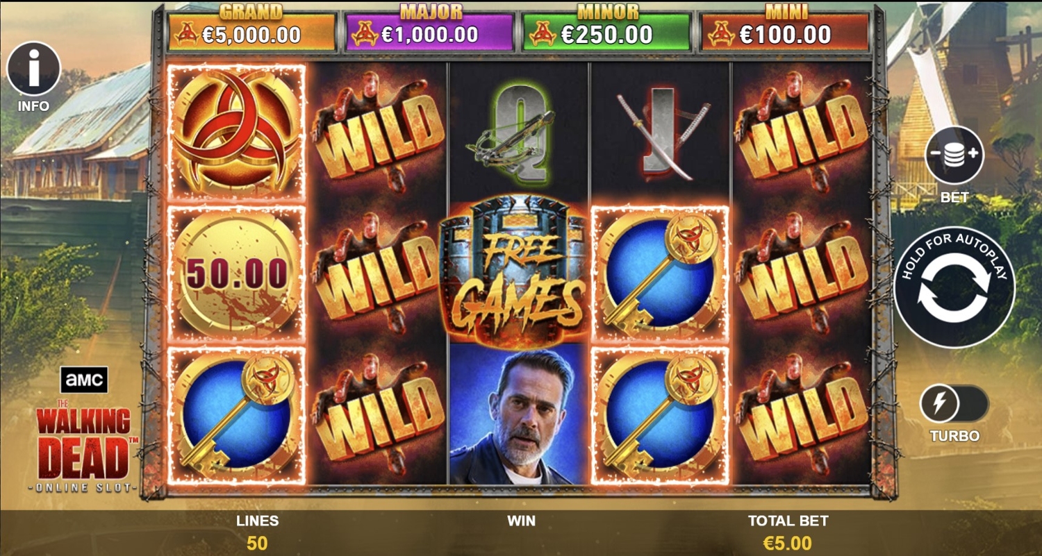 The Walking Dead Slot Gameplay
