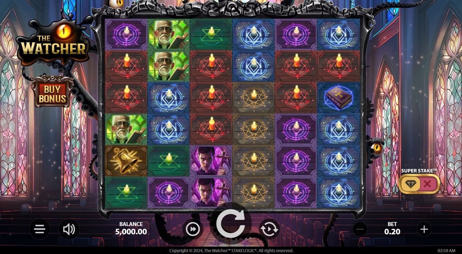 The Watcher Slot Gameplay