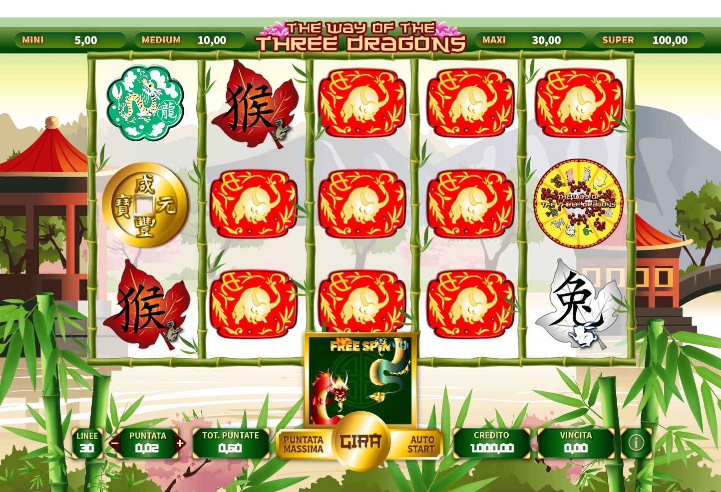The Way of the three Dragons Slot Gameplay