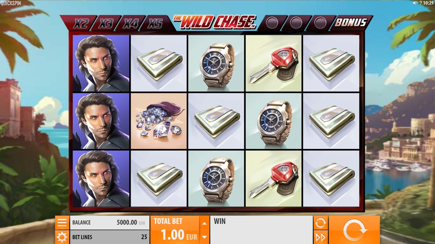 The Wild Chase Slot Gameplay