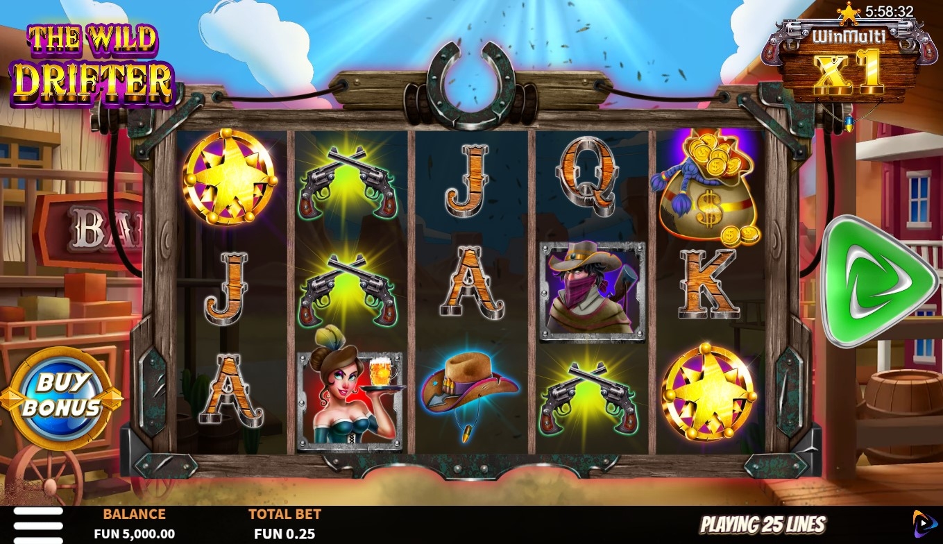 The Wild Drifter Slot Gameplay