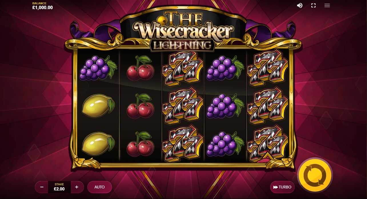 The Wisecracker Lightning Slot Gameplay