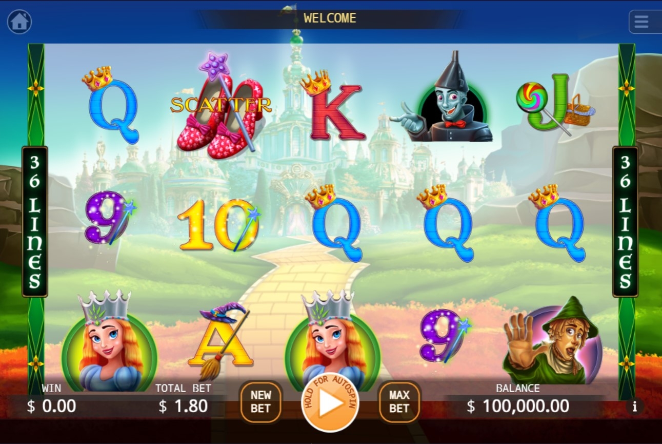 The Wizard of Oz Slot Gameplay